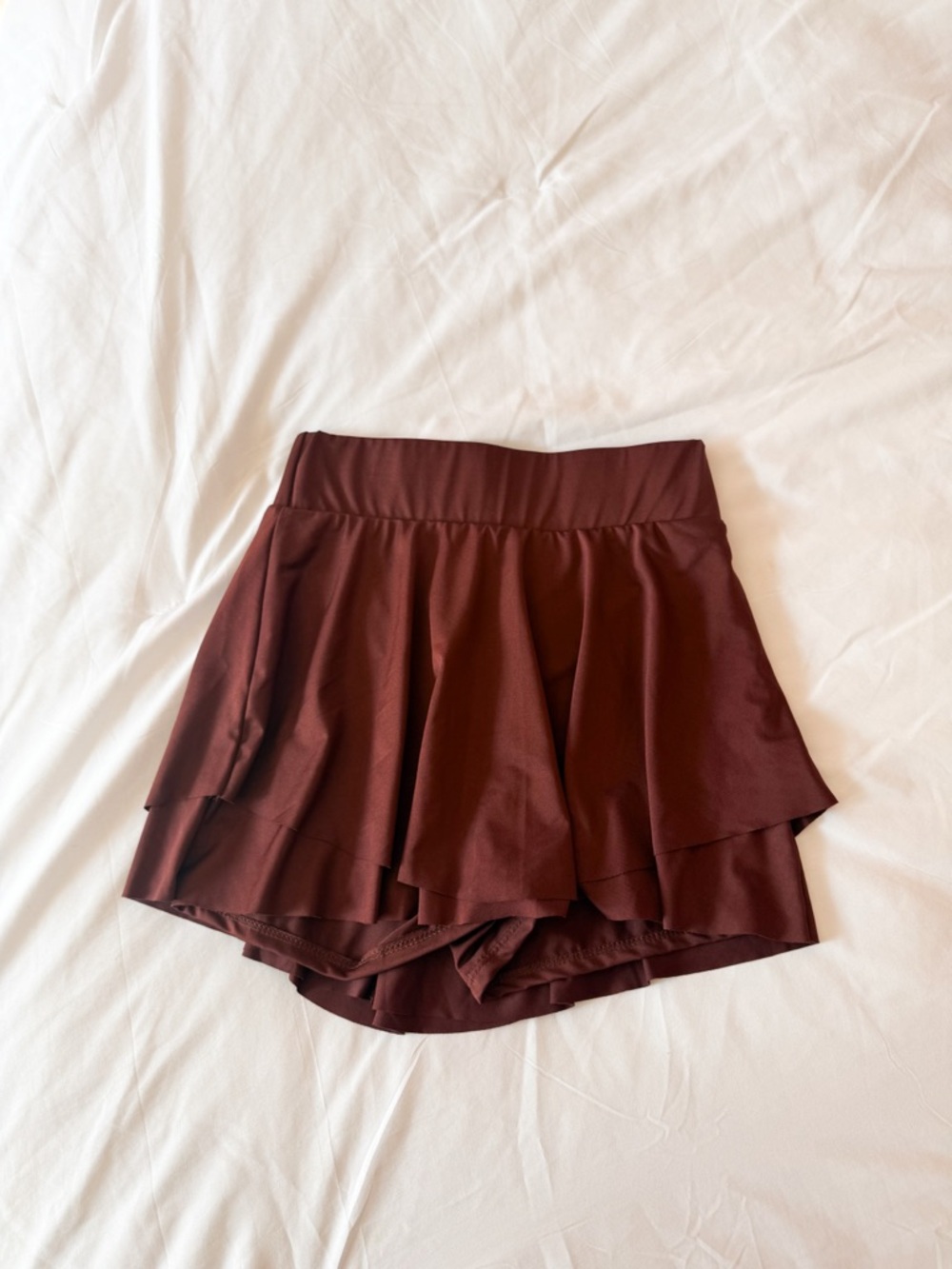 Altar’d State Revival Burgundy Flowy Shorts Size XS